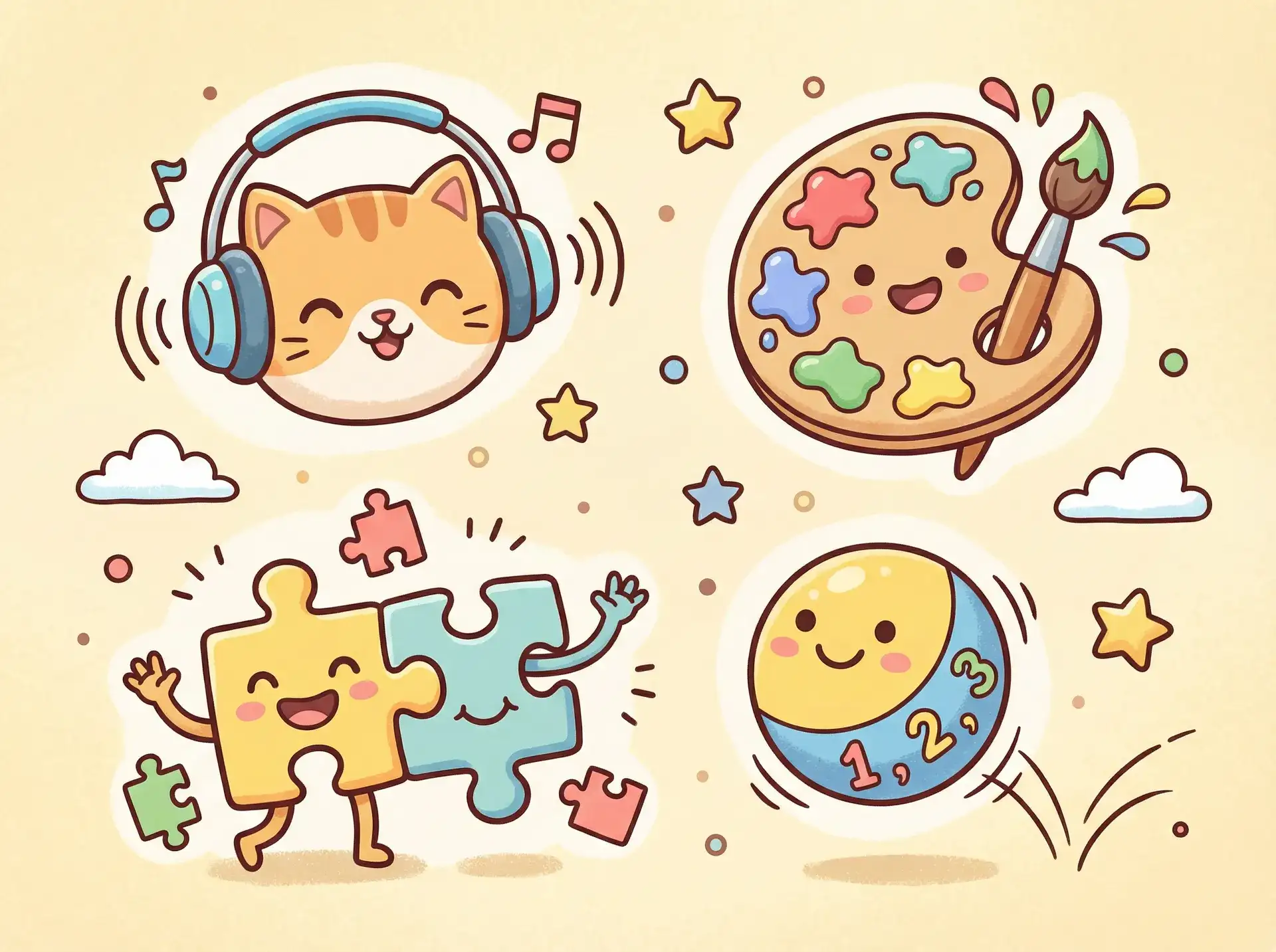 小朋友的手工作品 - 一路向西百度影音高清 益智创作